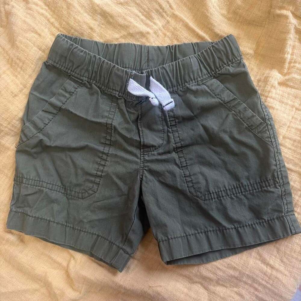 Carter's Olive Green Pull-On Cargo Shorts